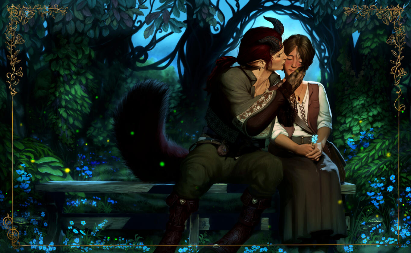 Personal Project. 2024. Clip Studio Paint, DAZ Studio, Blender.